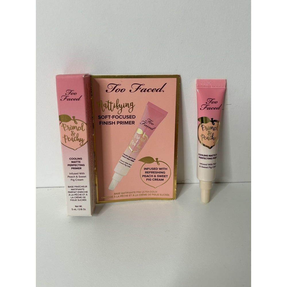 Too Faced Primed & Peachy Cooling Matte Perfecting Primer Mini 5 ml Sample